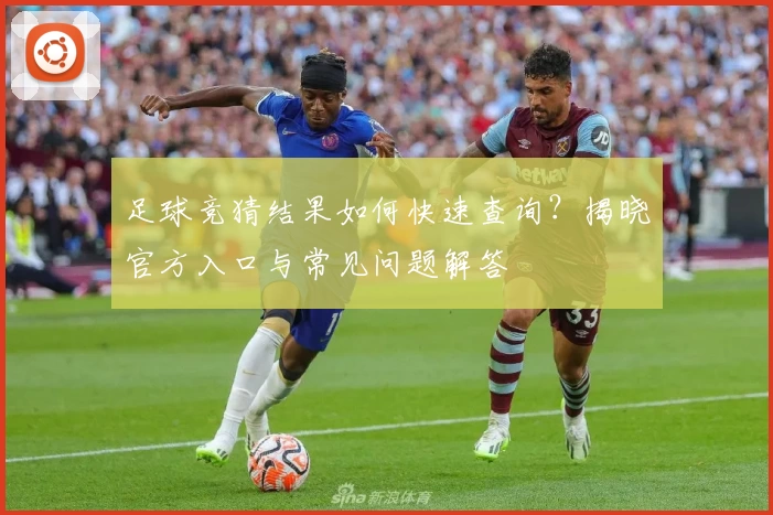 足球竞猜结果如何快速查询?揭晓官方入口与常见问题解答